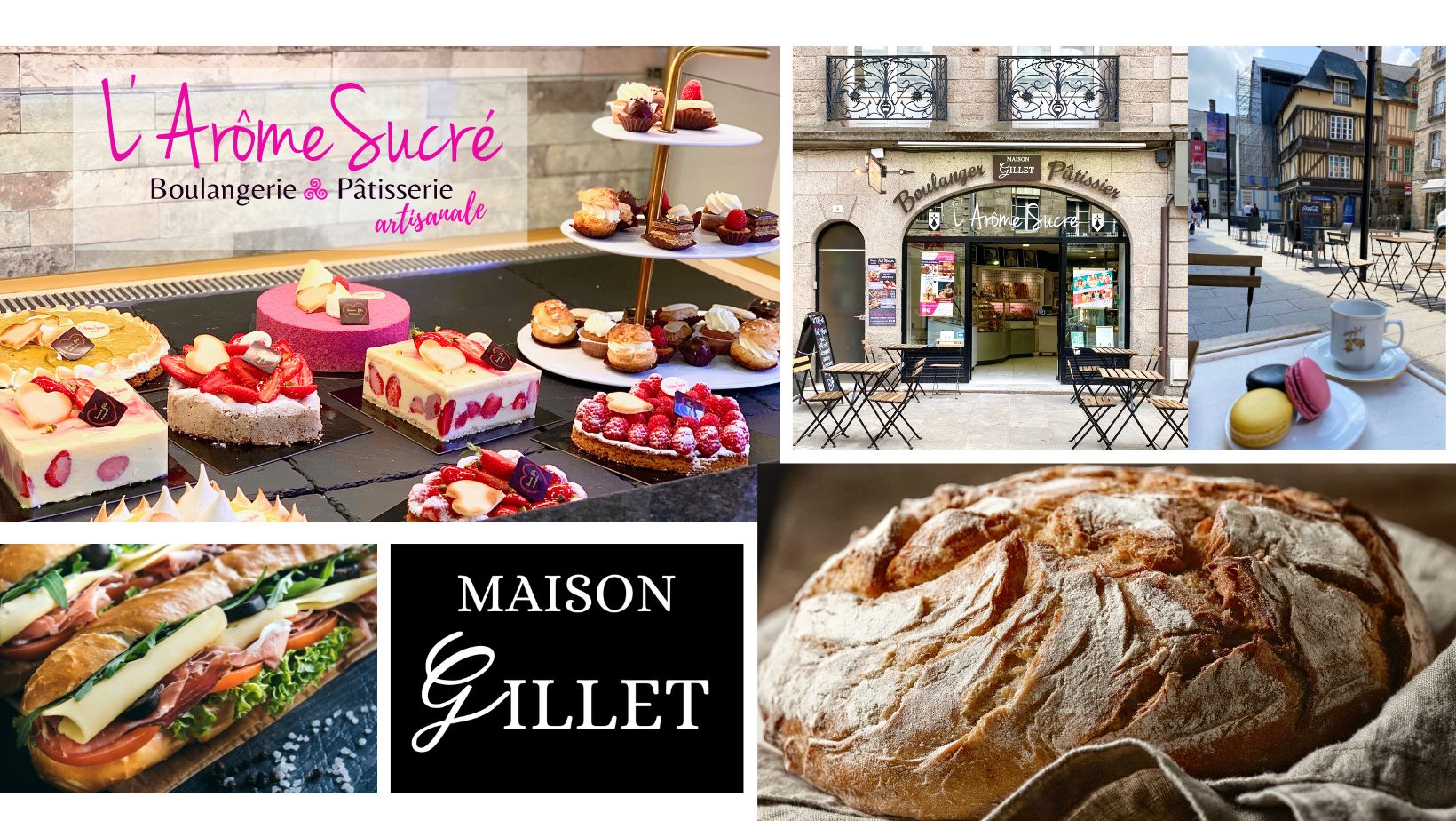 Pain et pâtisseries françaises artisanales